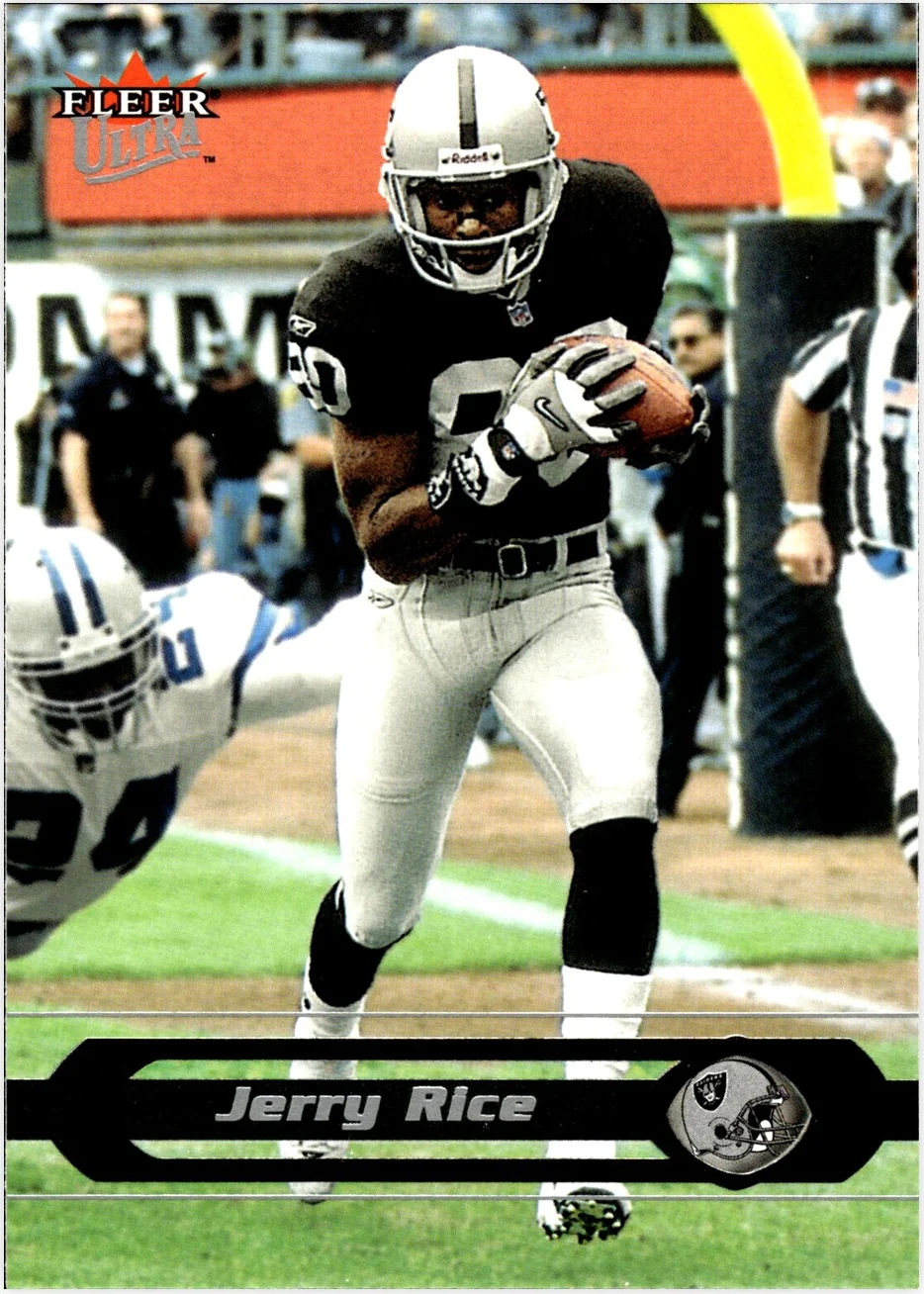 Jerry Rice 2002 Ultra #111 football card - Front