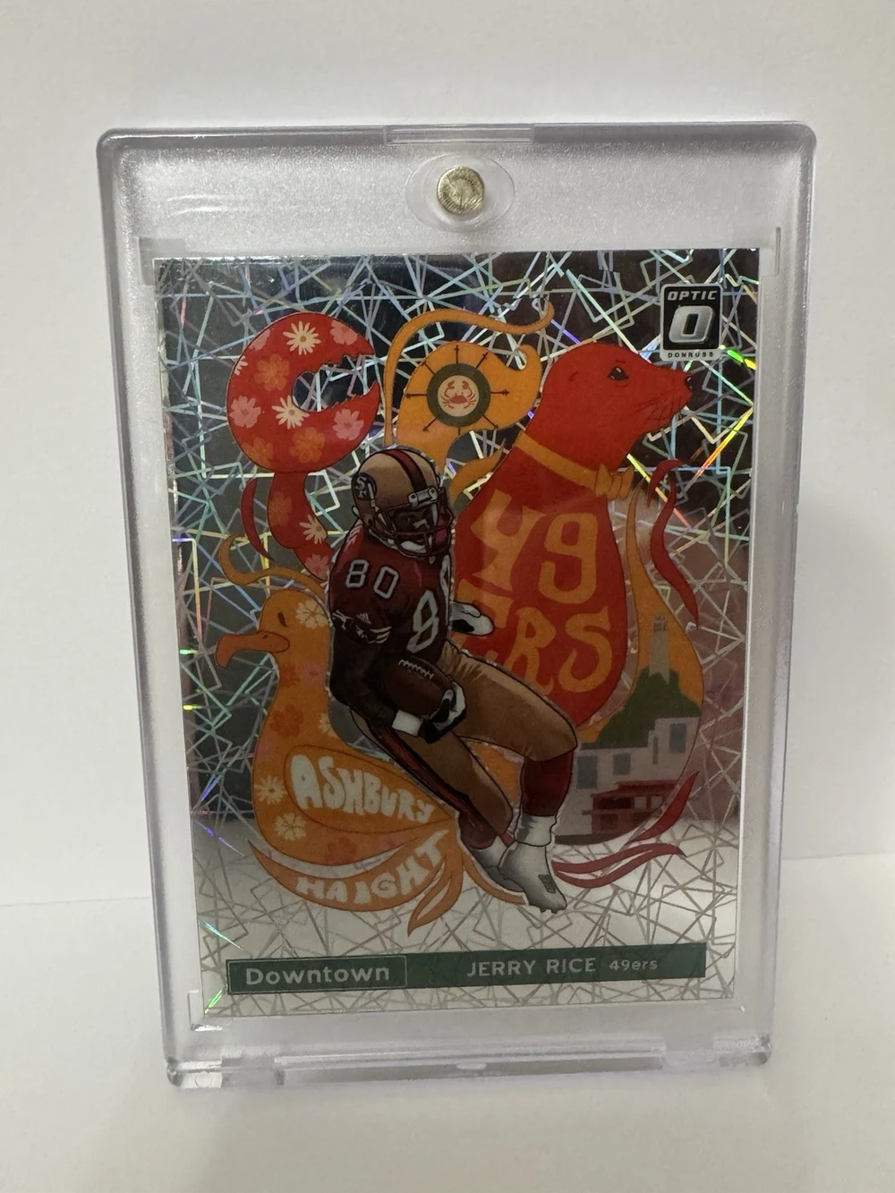 Jerry Rice #DT-30 2021 Donruss Optic Football Downtown front