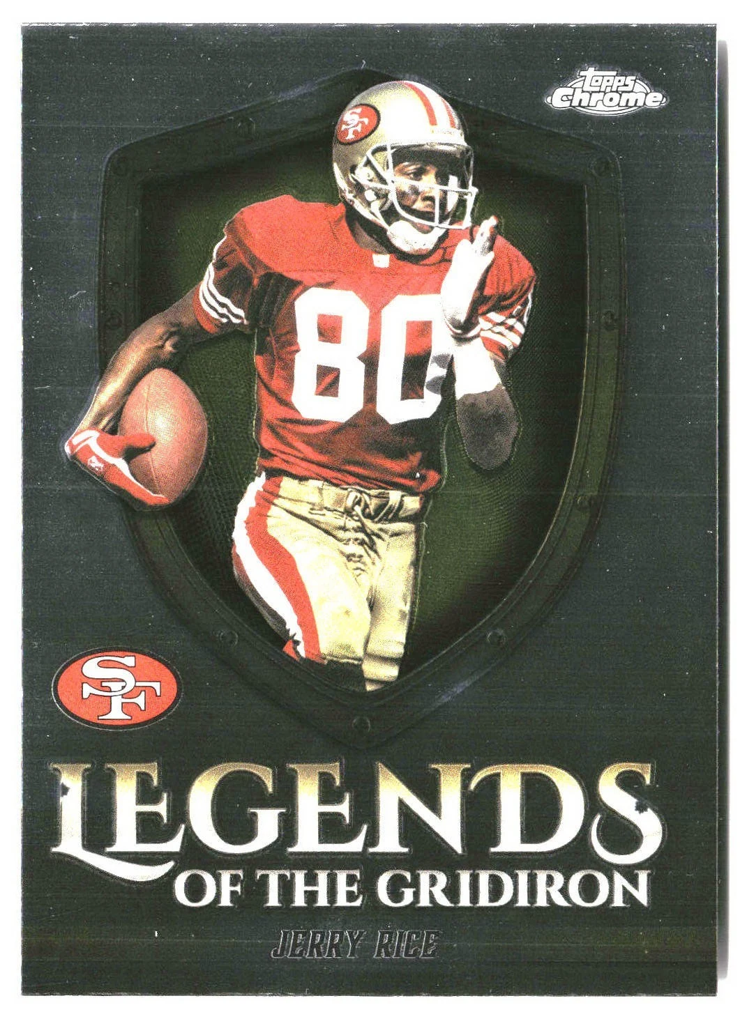Jerry Rice 2025 Topps Chrome Football card
