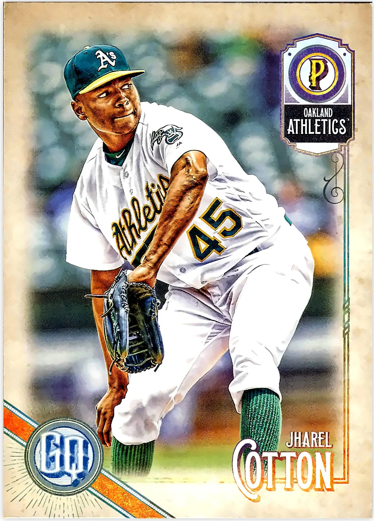 Jharel Cotton 2018 Topps Gypsy Queen #157 baseball card - Front