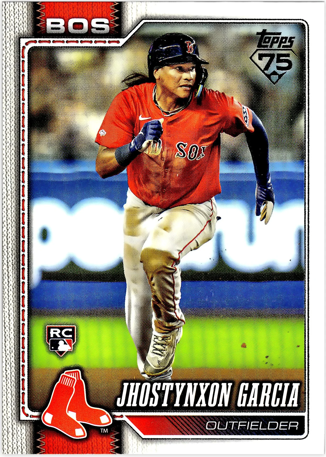 Jhostynxon Garcia 2026 Topps #316 baseball rookie card - Front