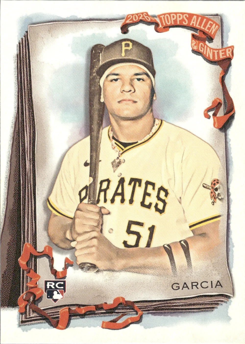 Jhostynxon Garcia #153 Rookie Card 2026 Topps Allen & Ginter trading rookie card - Front