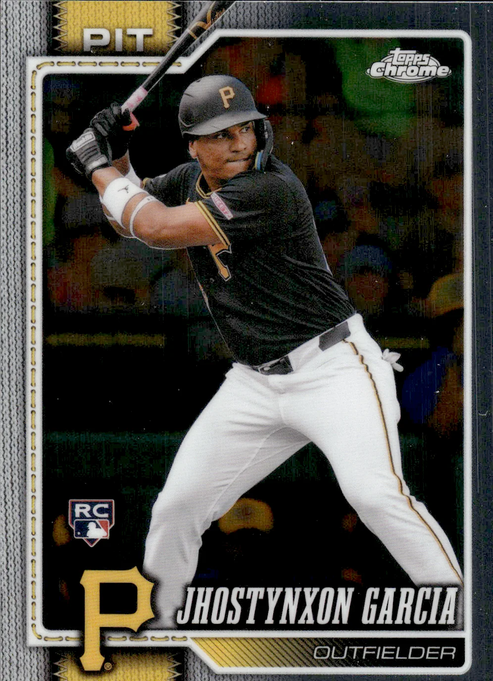 Jhostynxon Garcia #70 Rookie Card 2026 Topps Chrome Baseball baseball rookie card - Front
