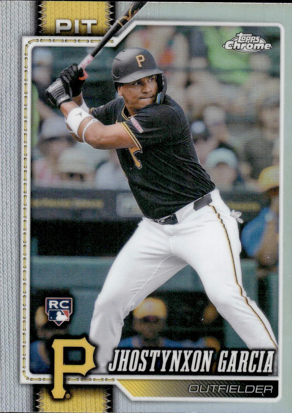 Jhostynxon Garcia #70 Refractor Rookie Card 2026 Topps Chrome Baseball baseball rookie card - Front