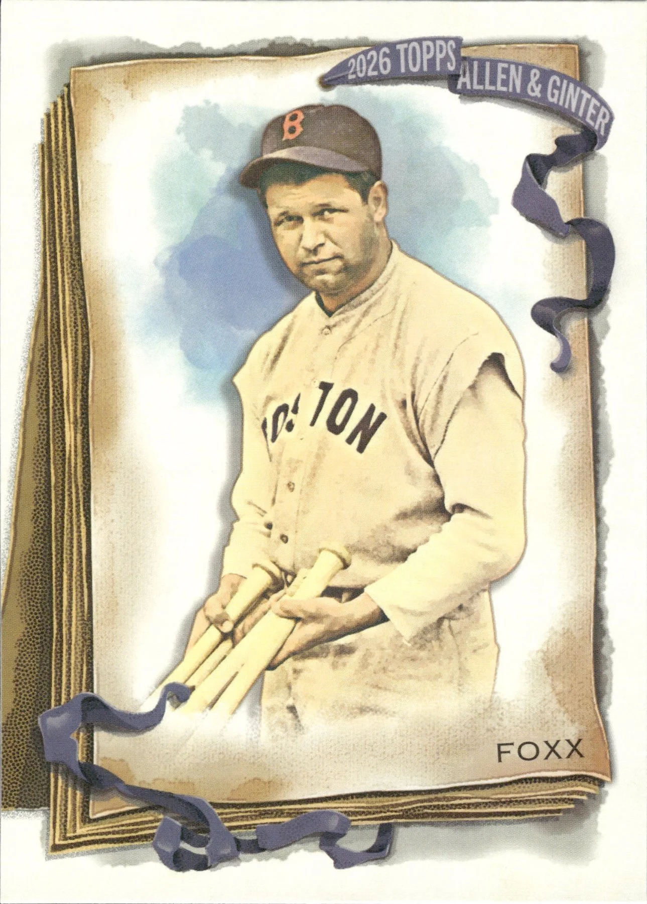 Jimmie Foxx #181 2026 Topps Allen & Ginter The World's Champions trading card - Front