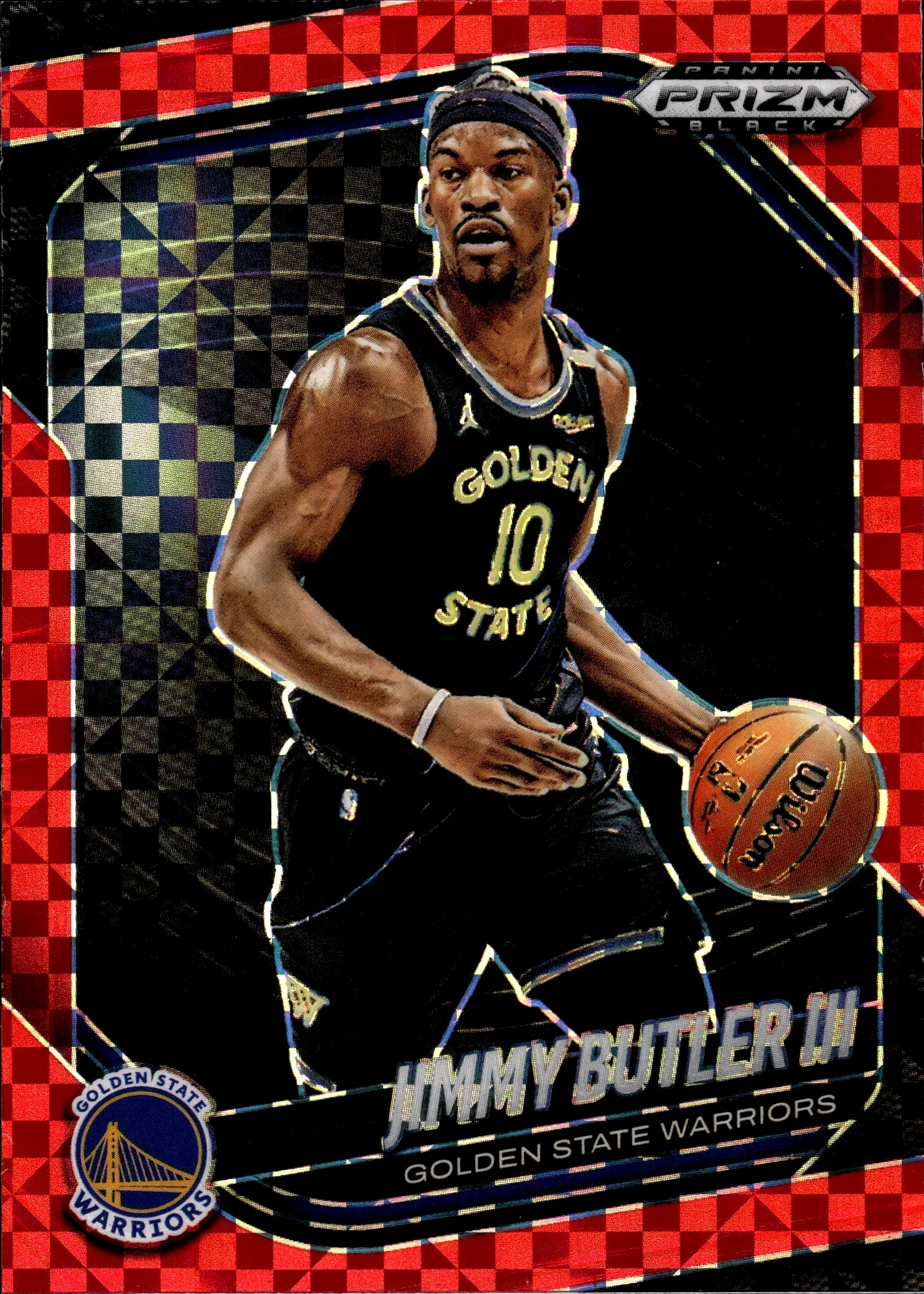 Jimmy Butler III 2024-25 Panini Prizm Black #29 Red Power basketball card - Front