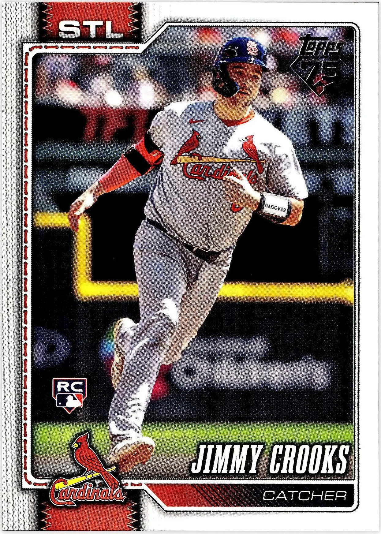 Jimmy Crooks 2026 Topps #73 baseball card - Front