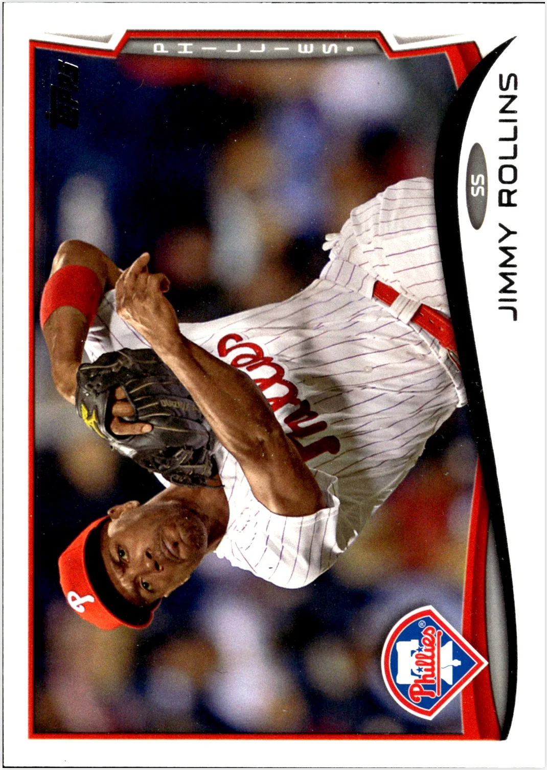 Jimmy Rollins 2014 Topps #312 baseball card - Front