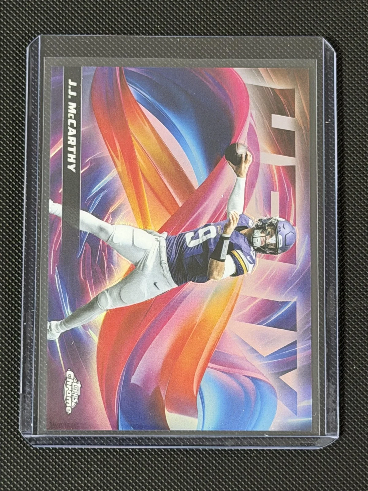 J.J. McCarthy 2025 Topps Chrome Football card