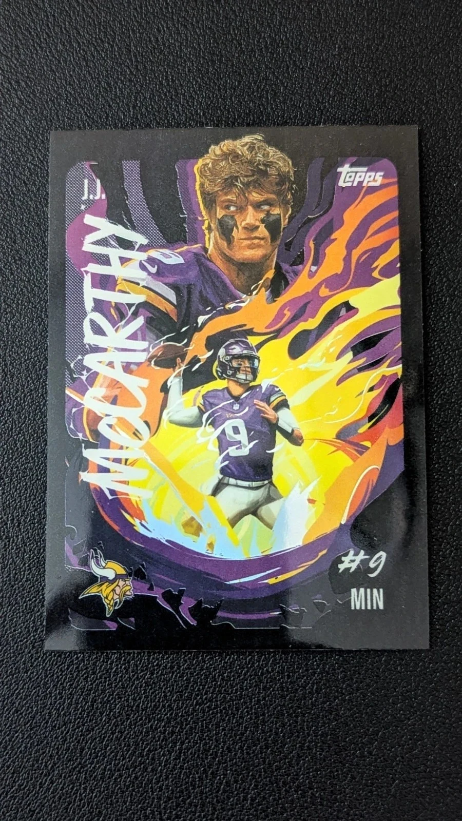 J.J. McCarthy 2025 Topps Chrome Football card