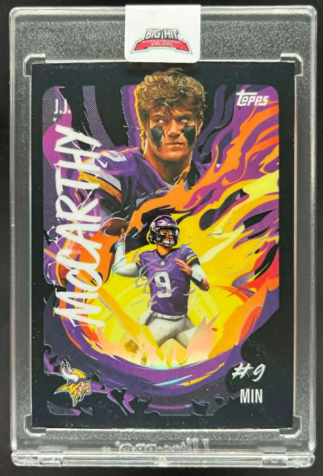 J.J. McCarthy 2025 Topps Chrome Football card