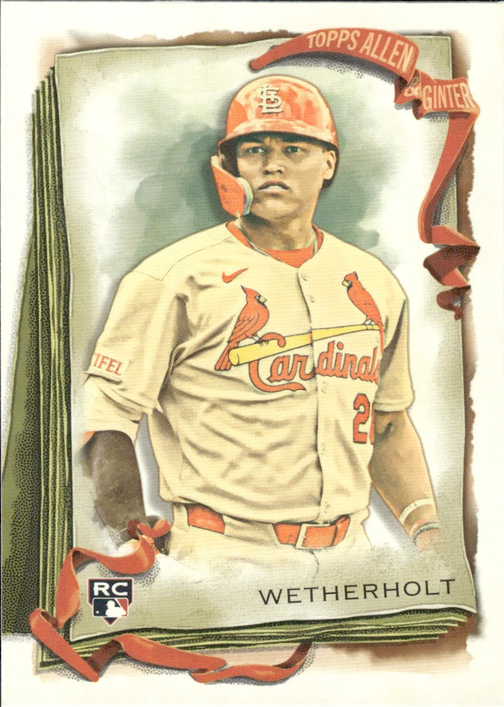 JJ Wetherholt #183 Rookie Card 2026 Topps Allen & Ginter trading rookie card - Front