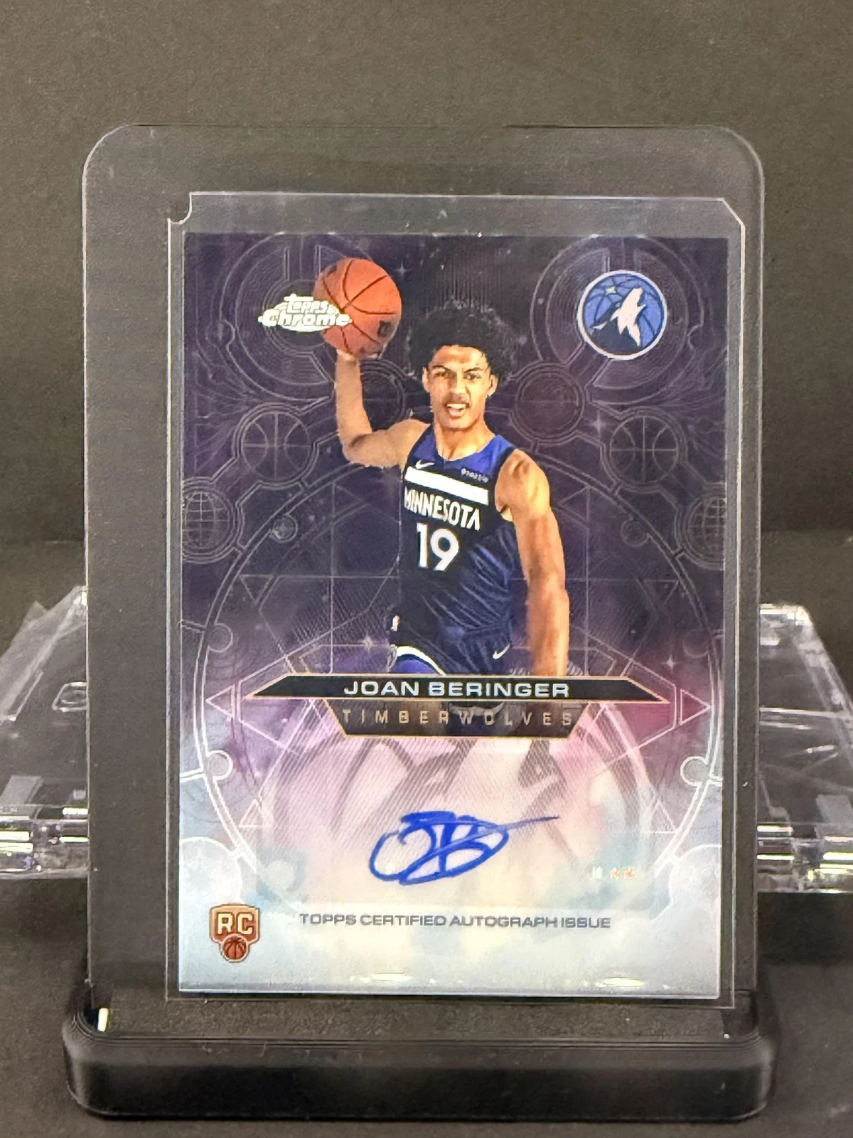 Joan Beringer 2025 Topps Chrome Basketball card