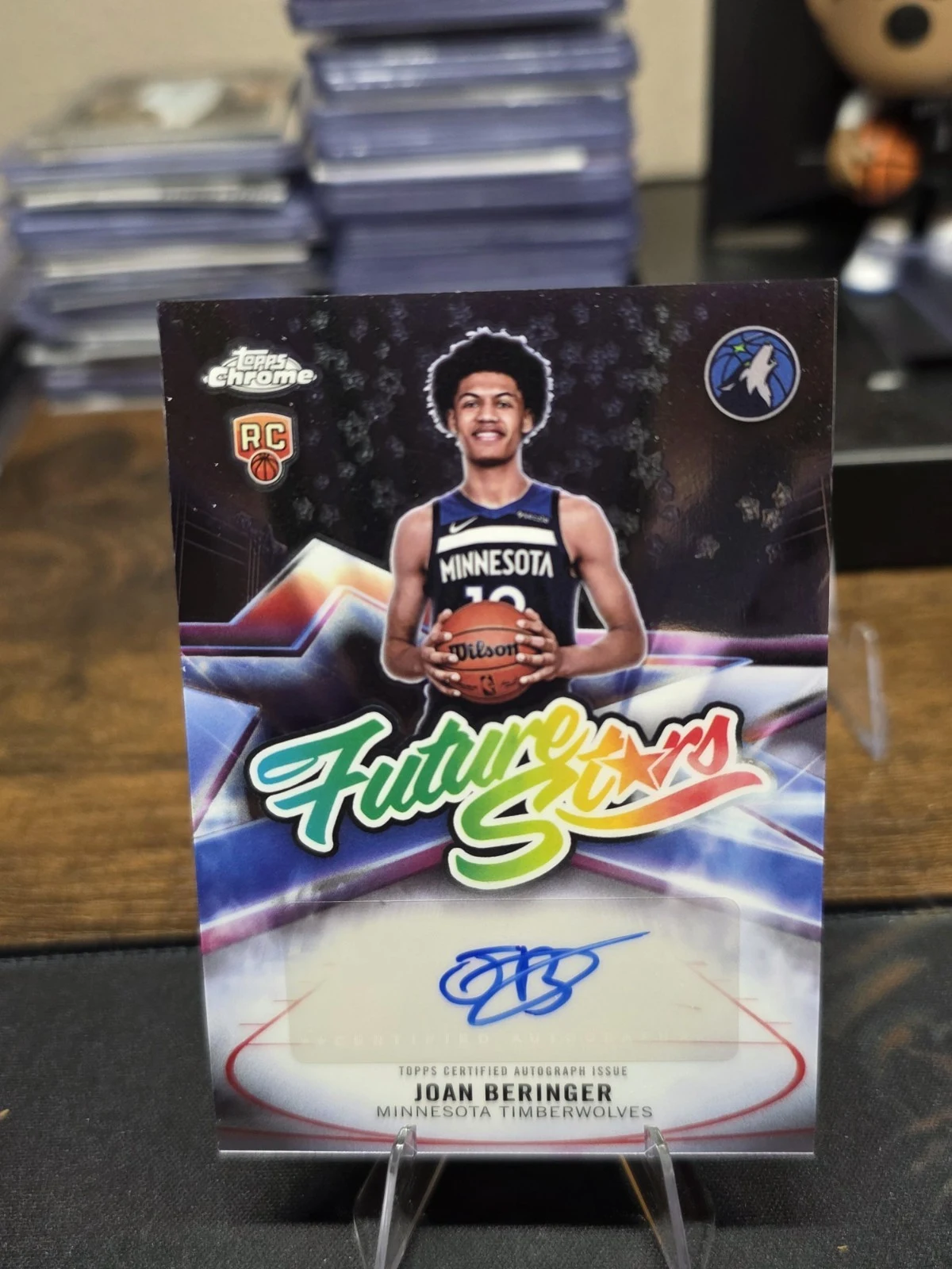 Joan Beringer 2025 Topps Chrome Basketball card