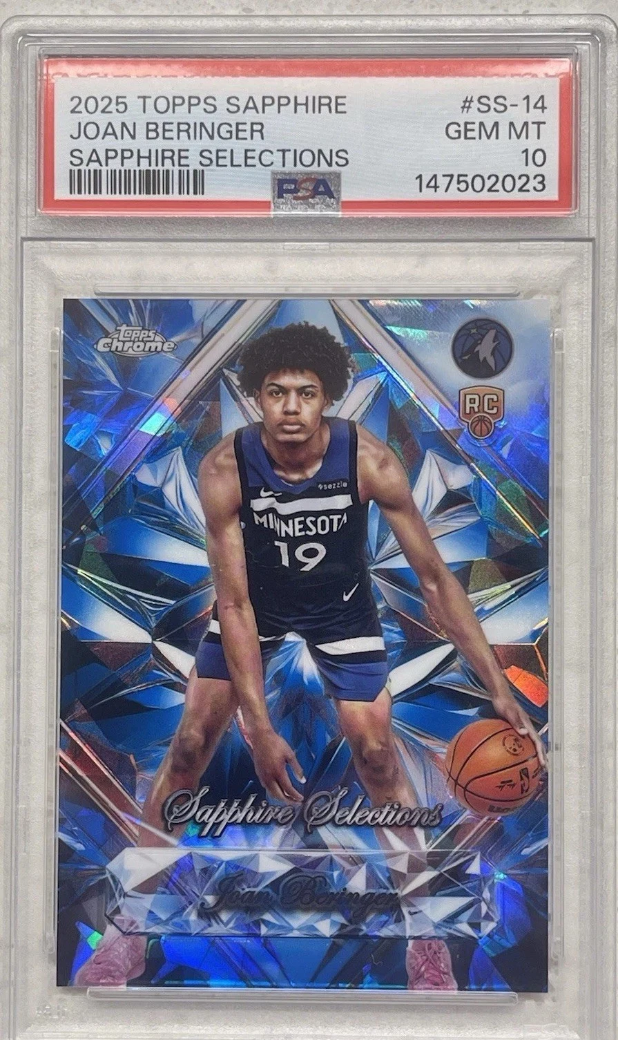 Joan Beringer 2025 Topps Chrome Basketball card