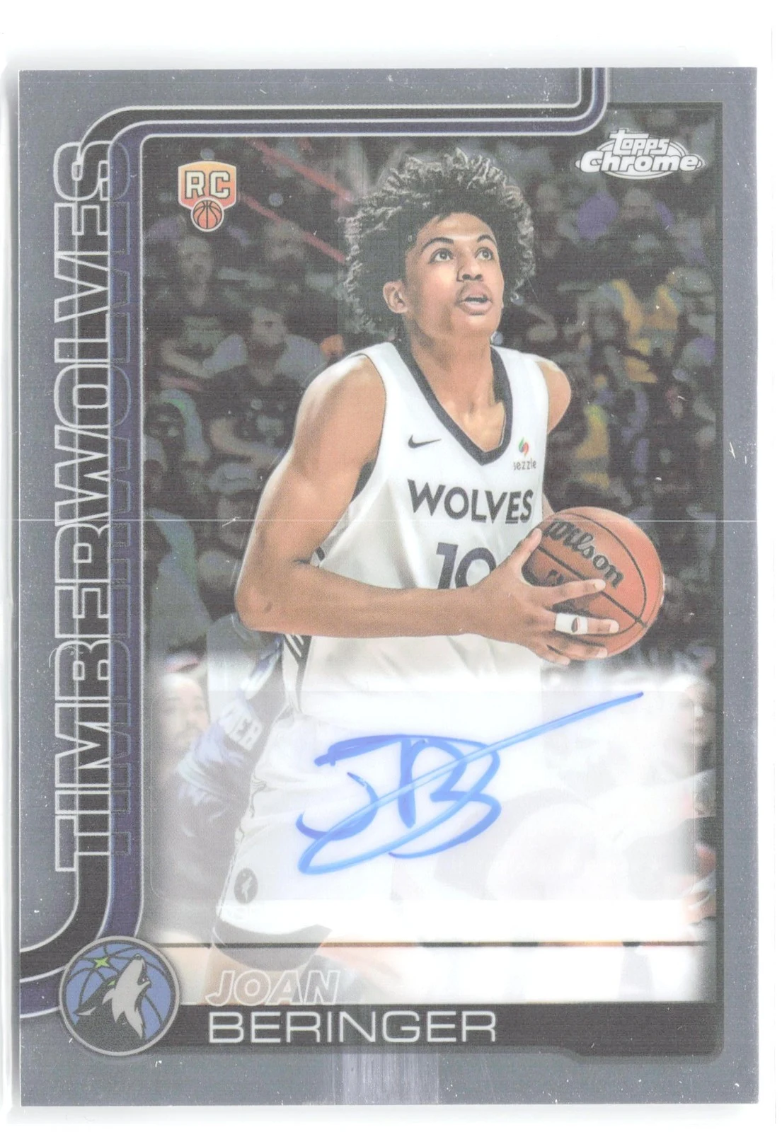 Joan Beringer 2025-26 Topps Chrome card