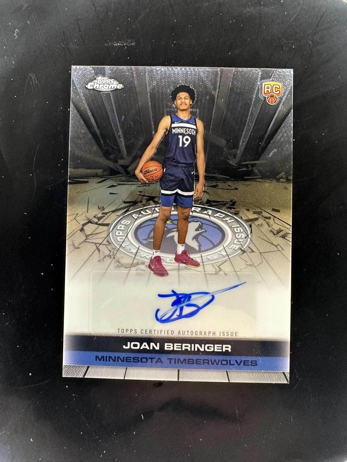Joan Beringer 2025 Topps Chrome Basketball card