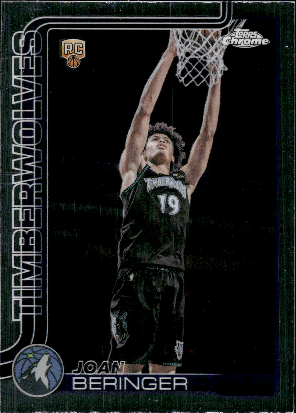 Joan Beringer #167 Rookie Card 2025 Topps Chrome Update Basketball basketball rookie card - Front