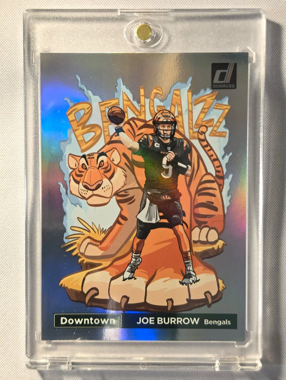 Joe Burrow #D-4 2023 Donruss Football Downtown front