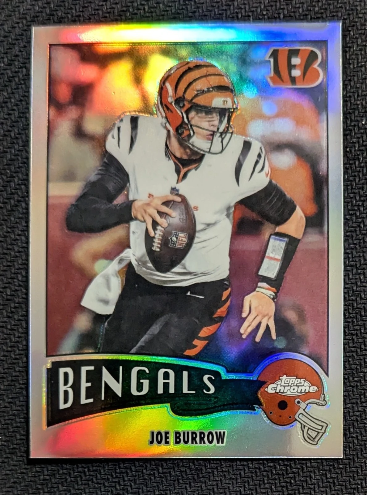 Joe Burrow 2025 Topps Chrome Football card
