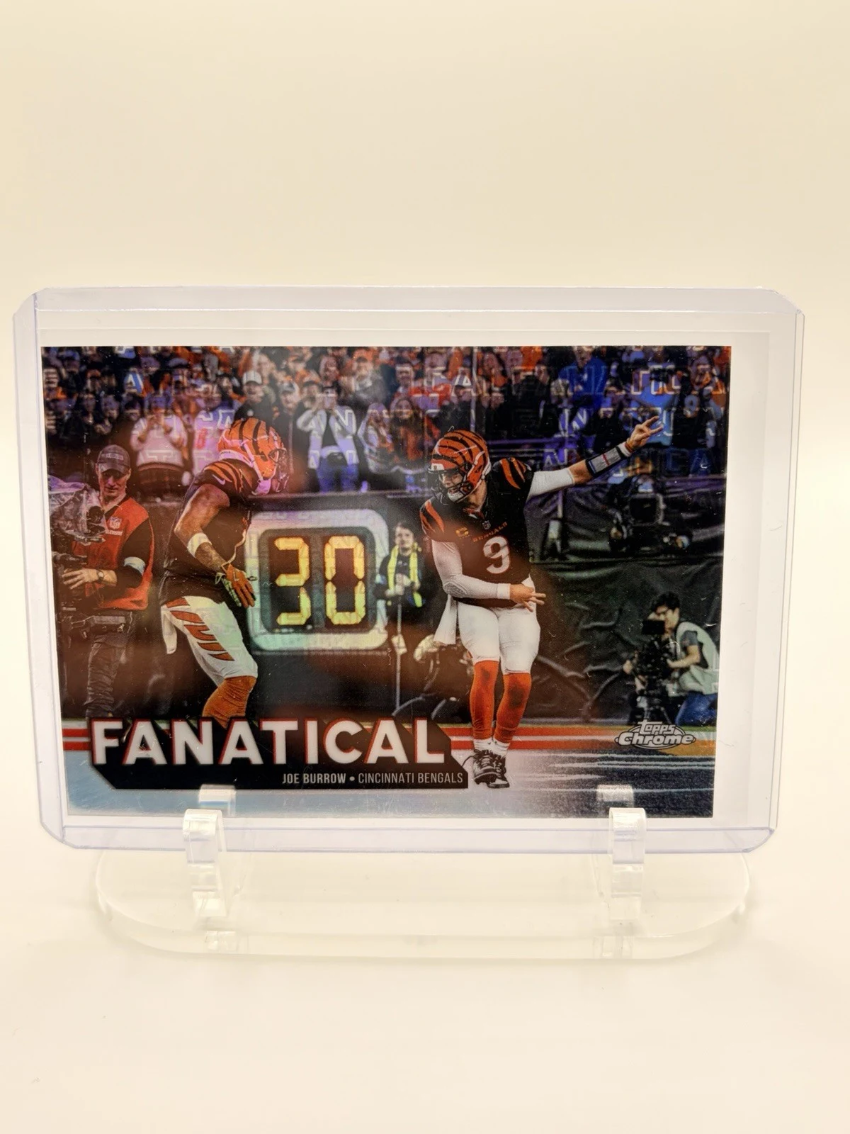 Joe Burrow 2025 Topps Chrome Football card