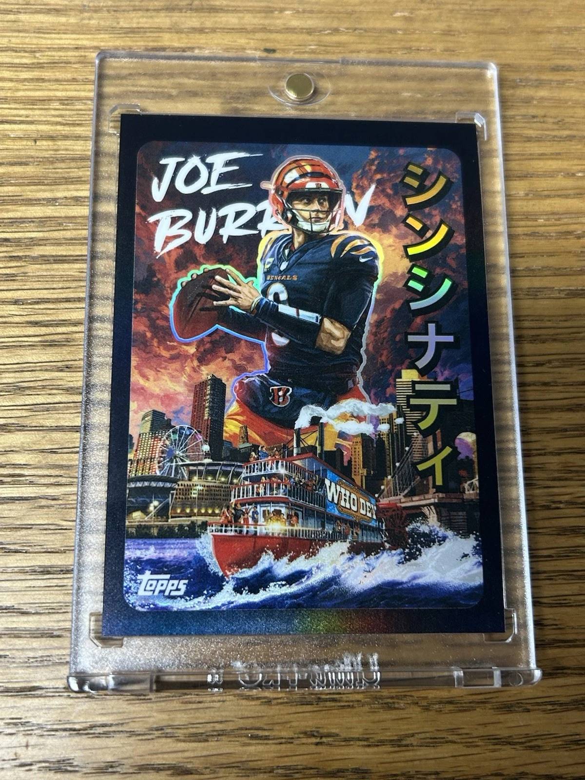 Joe Burrow 2025 Topps Chrome Football card