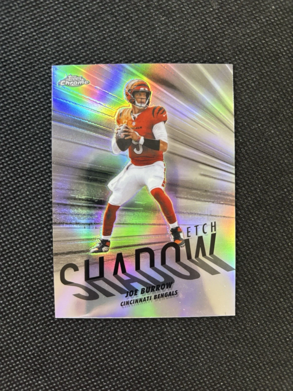 Joe Burrow 2025 Topps Chrome Football card