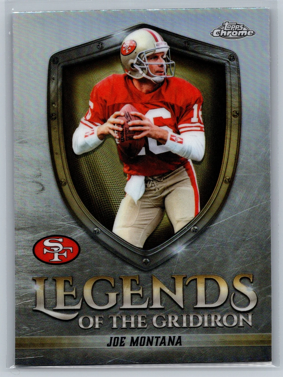 Joe Montana 2025 Topps Chrome Football card