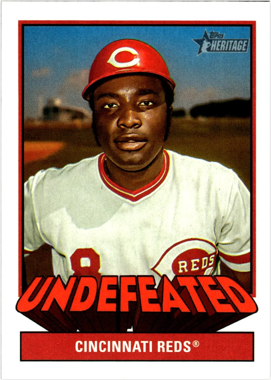 Joe Morgan 2025 Topps Heritage #U-3 Undefeated baseball card - Front