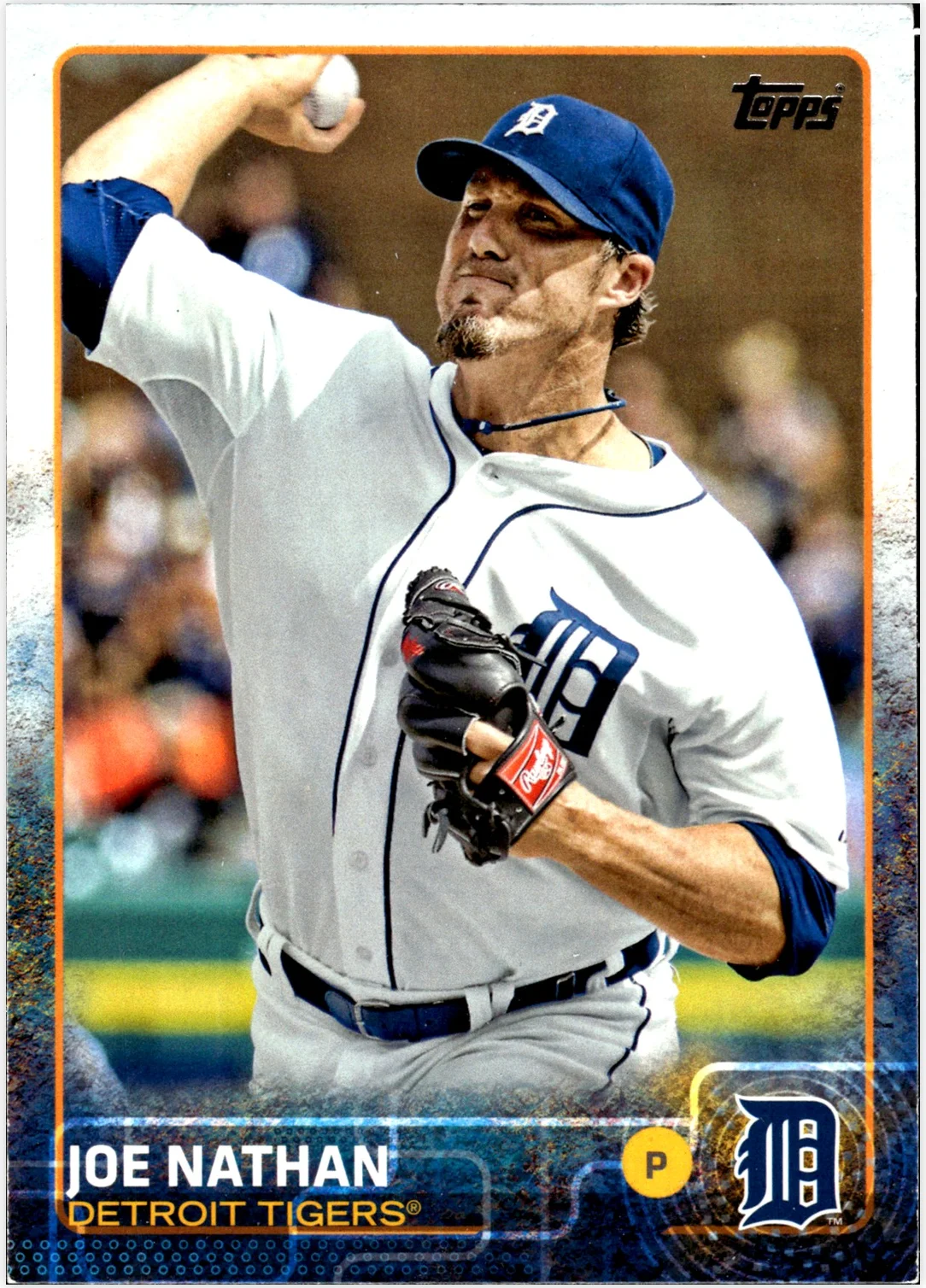 Joe Nathan 2015 Topps #54 baseball card - Front