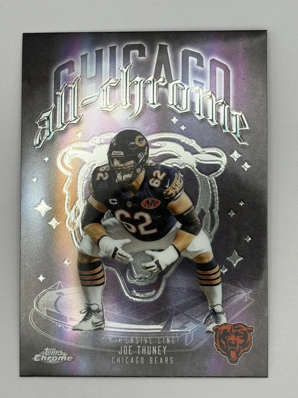 Joe Thuney 2025 Topps Chrome Football card