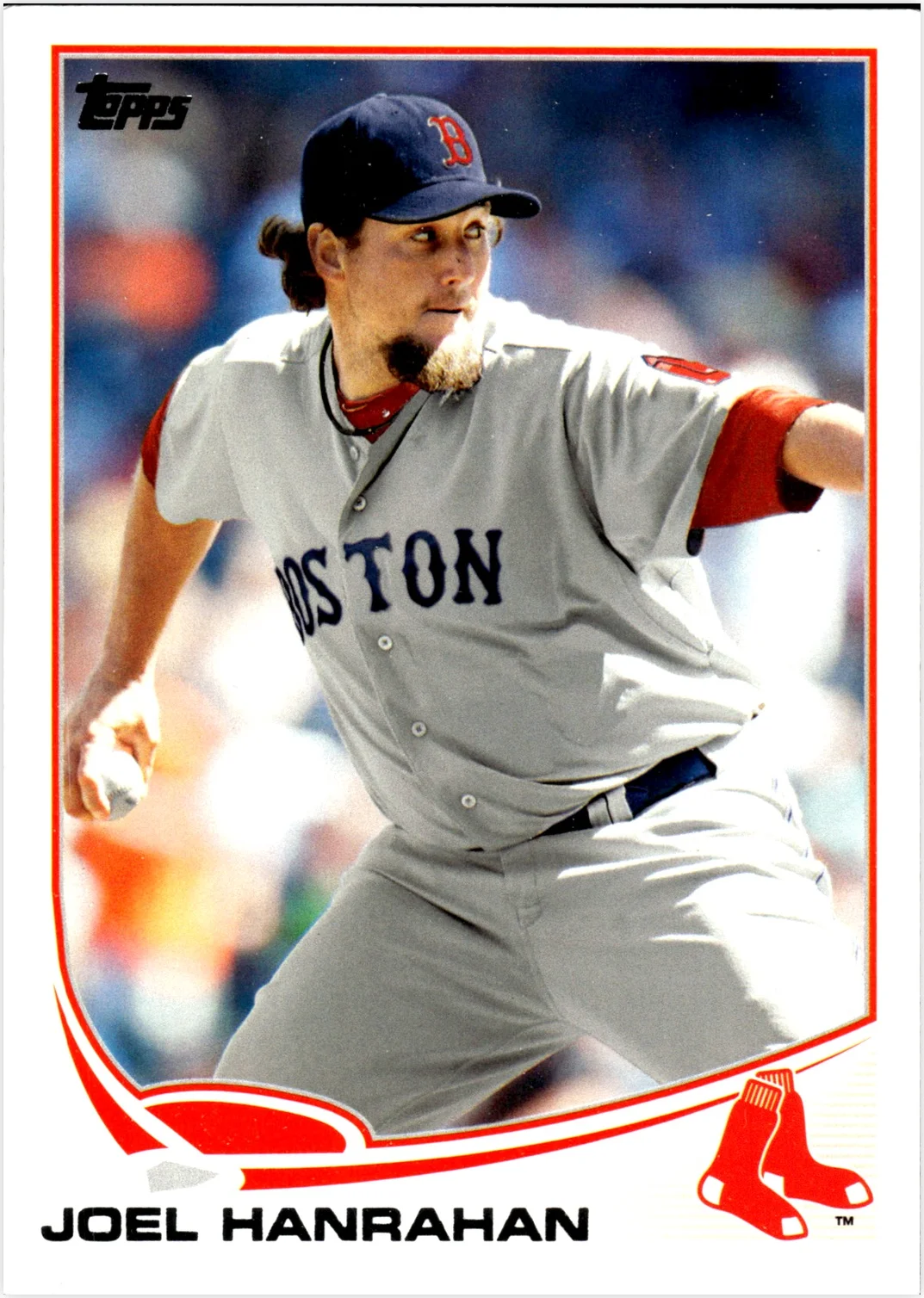 Joel Hanrahan 2013 Topps #555 baseball card - Front