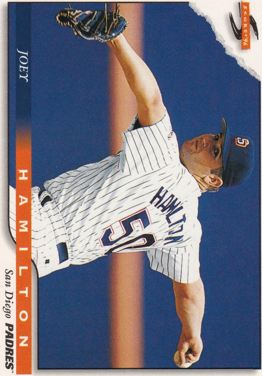 Joey Hamilton 1996 Score #412 baseball card - Front