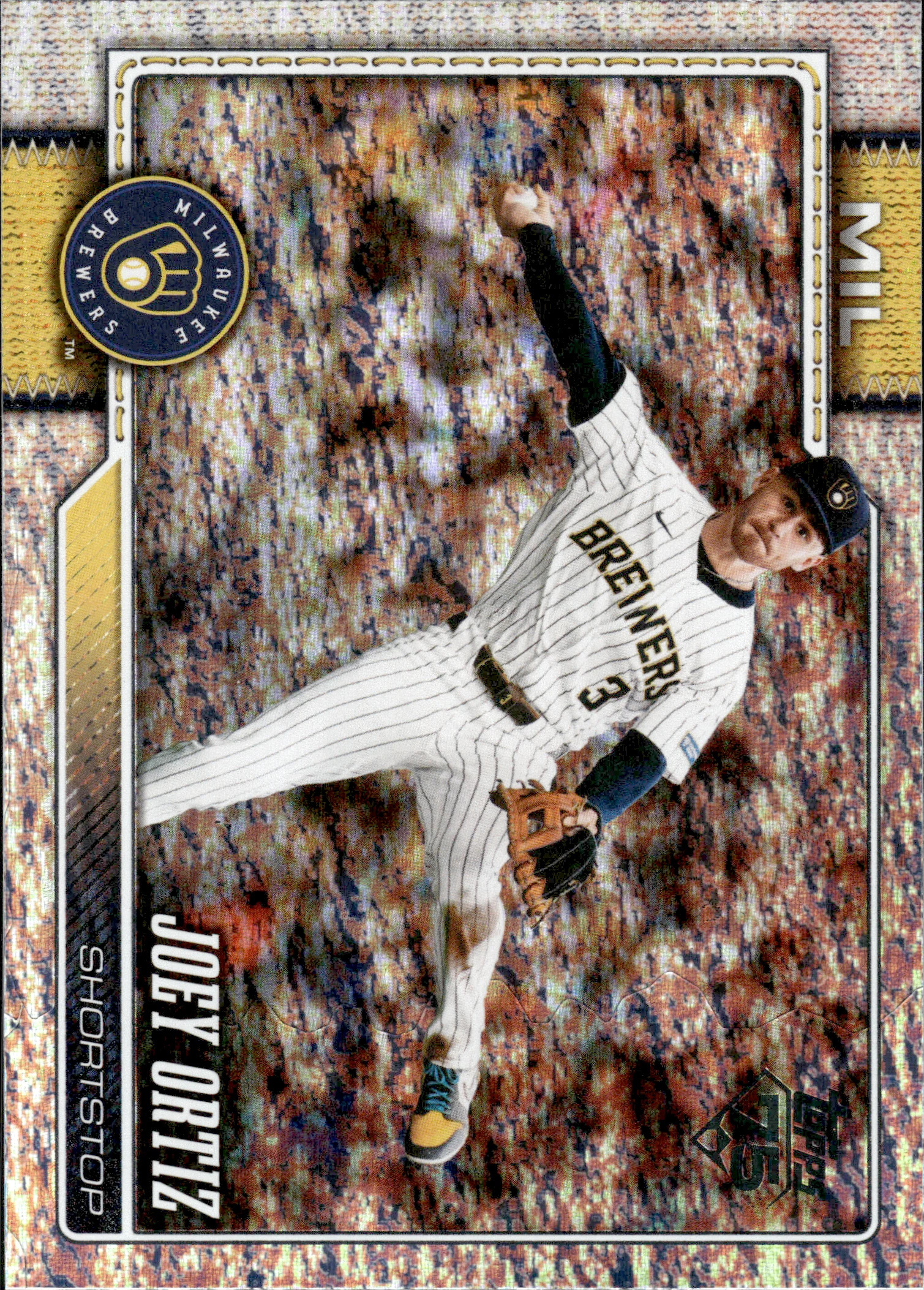 Joey Ortiz #542 Holo Foil 2026 Topps Series 2 Baseball baseball card - Front