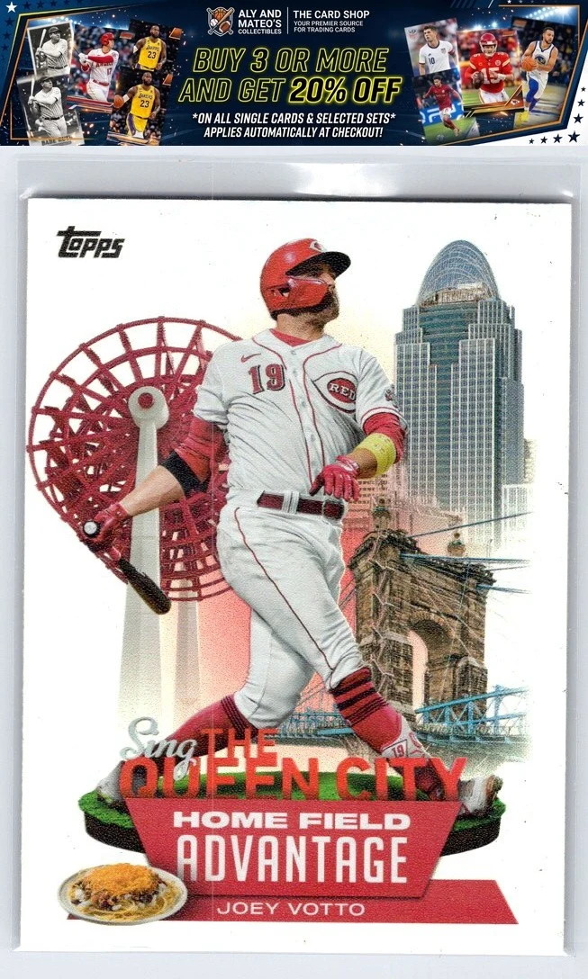 Joey Votto #HA-18 2022 Topps Baseball Home Field Advantage front