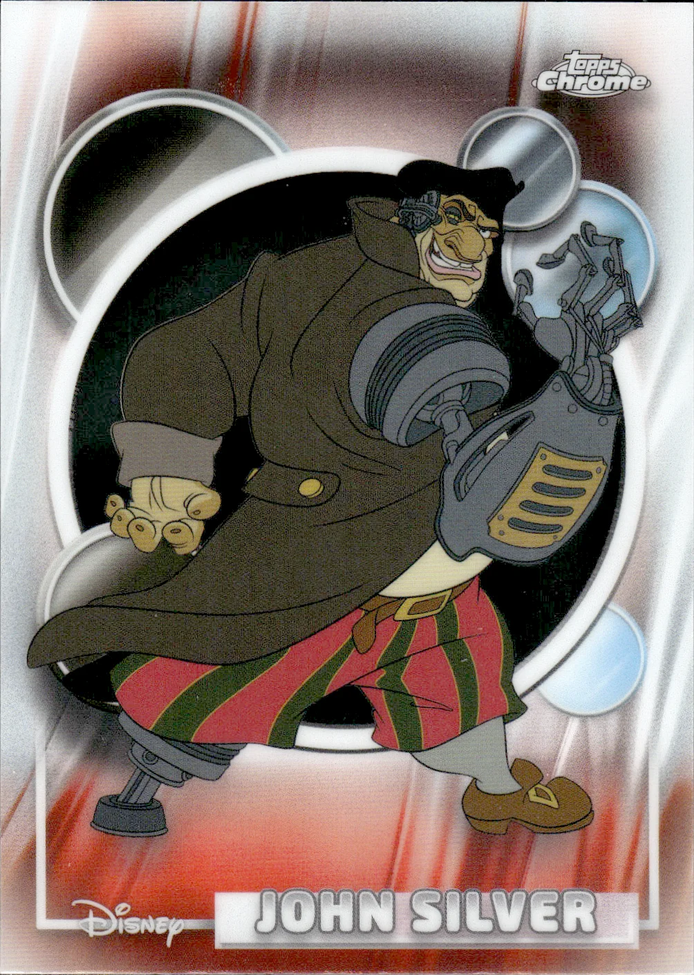 John Silver #63 2026 Topps Chrome Disney trading card - Front