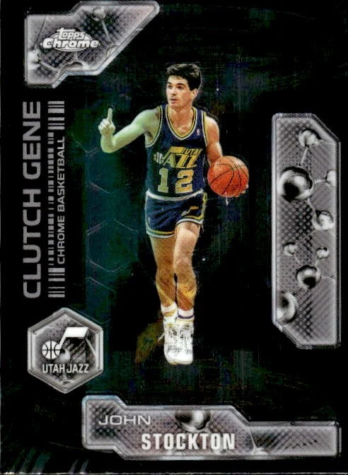 John Stockton 2025-26 Topps Chrome card