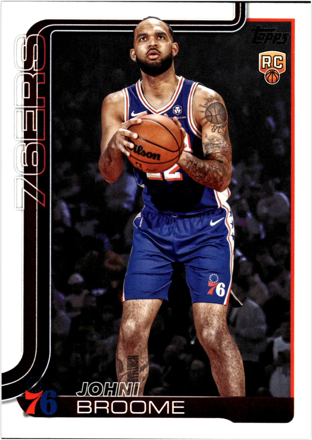 Johni Broome 2025-26 Topps #235 basketball rookie card - Front