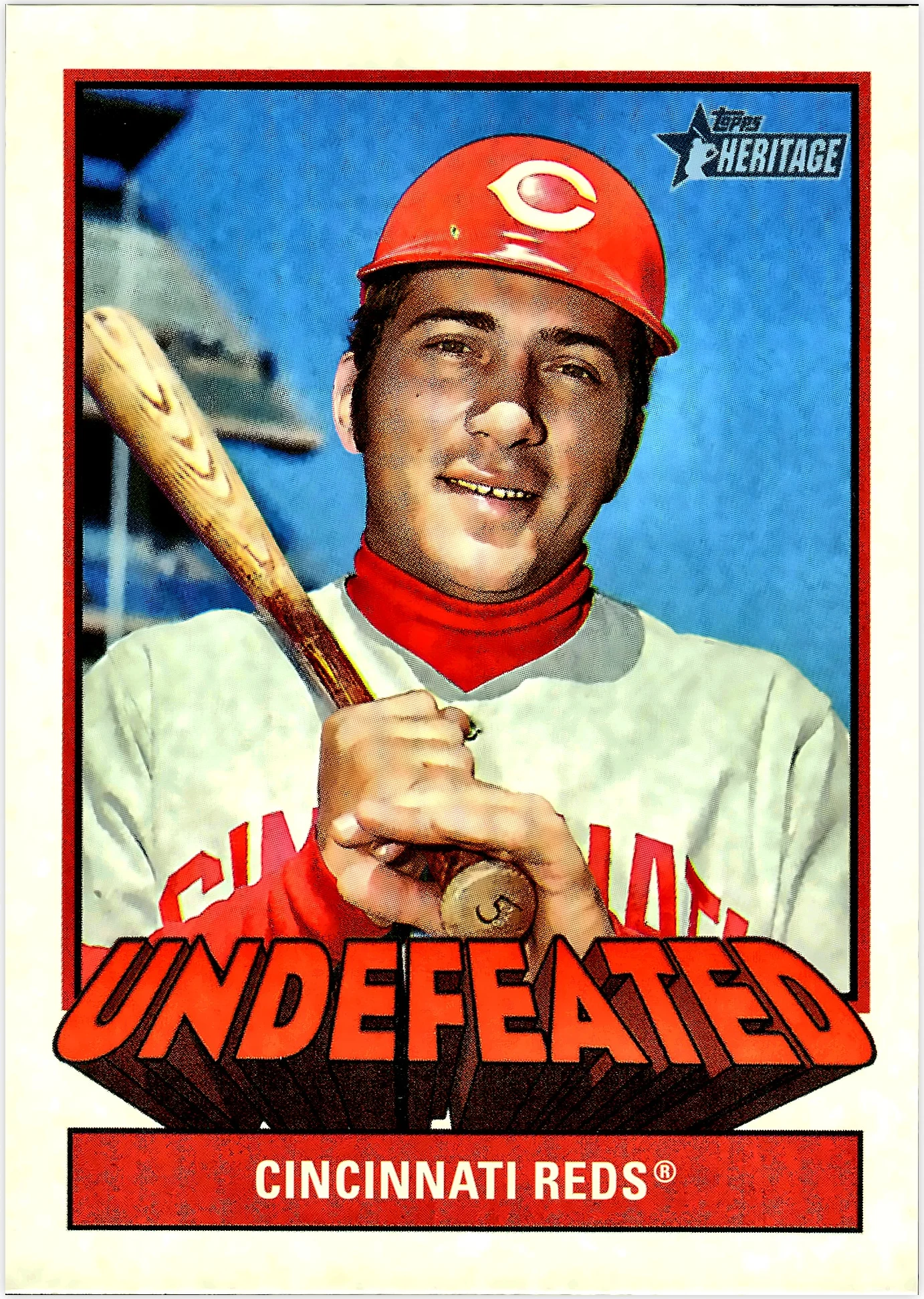 Johnny Bench 2025 Topps Heritage #U-1 Undefeated baseball card - Front