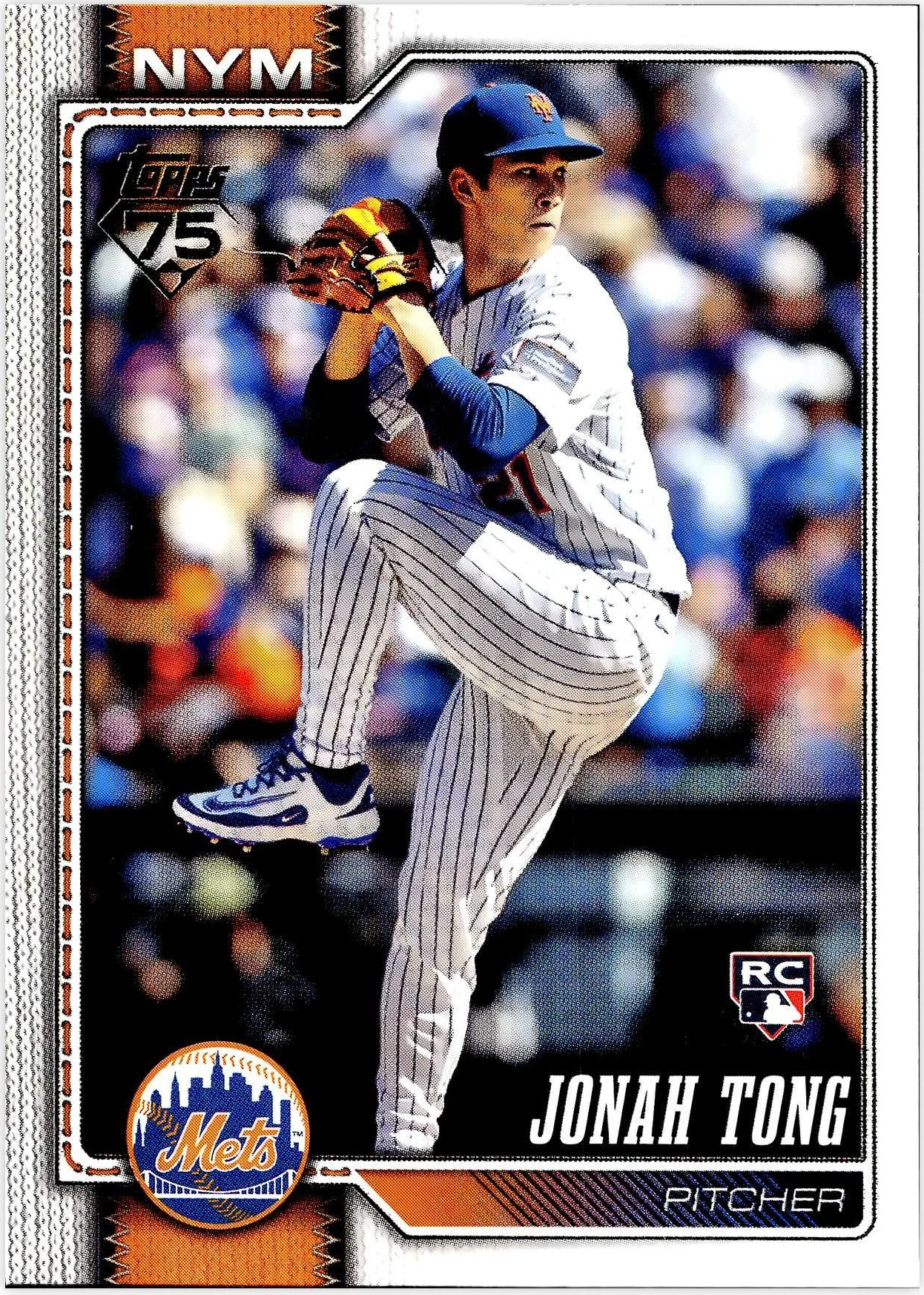 Jonah Tong 2026 Topps #4 baseball rookie card - Front