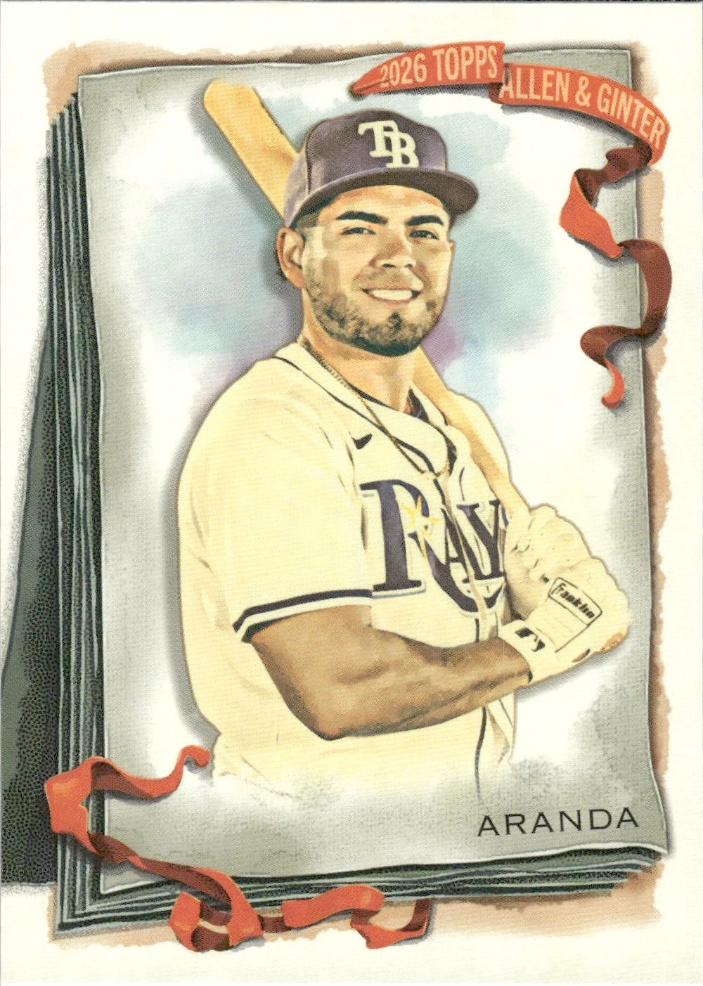 Jonathan Aranda #54 2026 Topps Allen & Ginter trading card - Front
