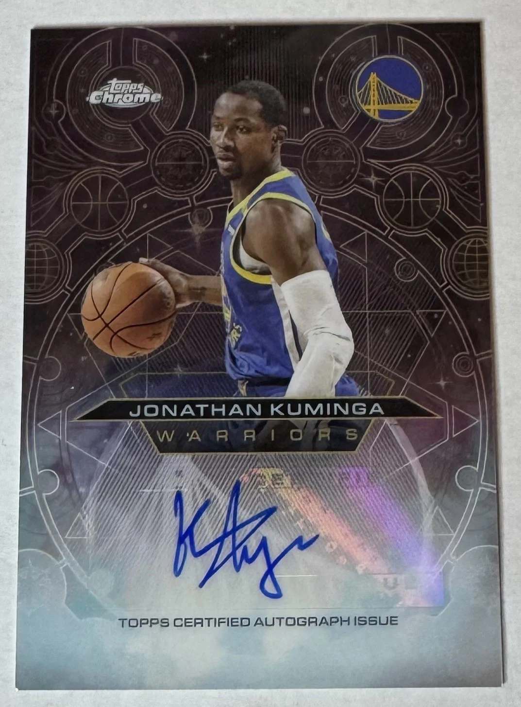 Jonathan Kuminga 2025-26 Topps Chrome card