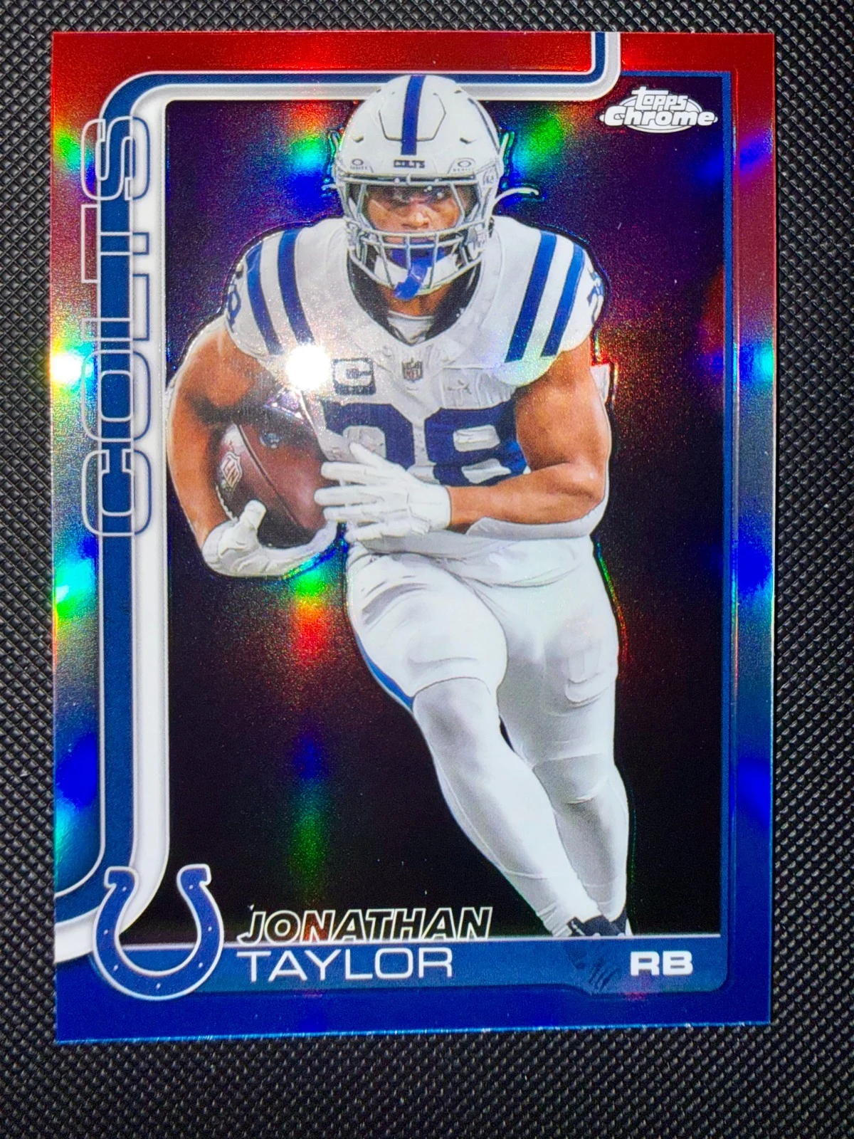 Jonathan Taylor 2025 Topps Chrome Football card