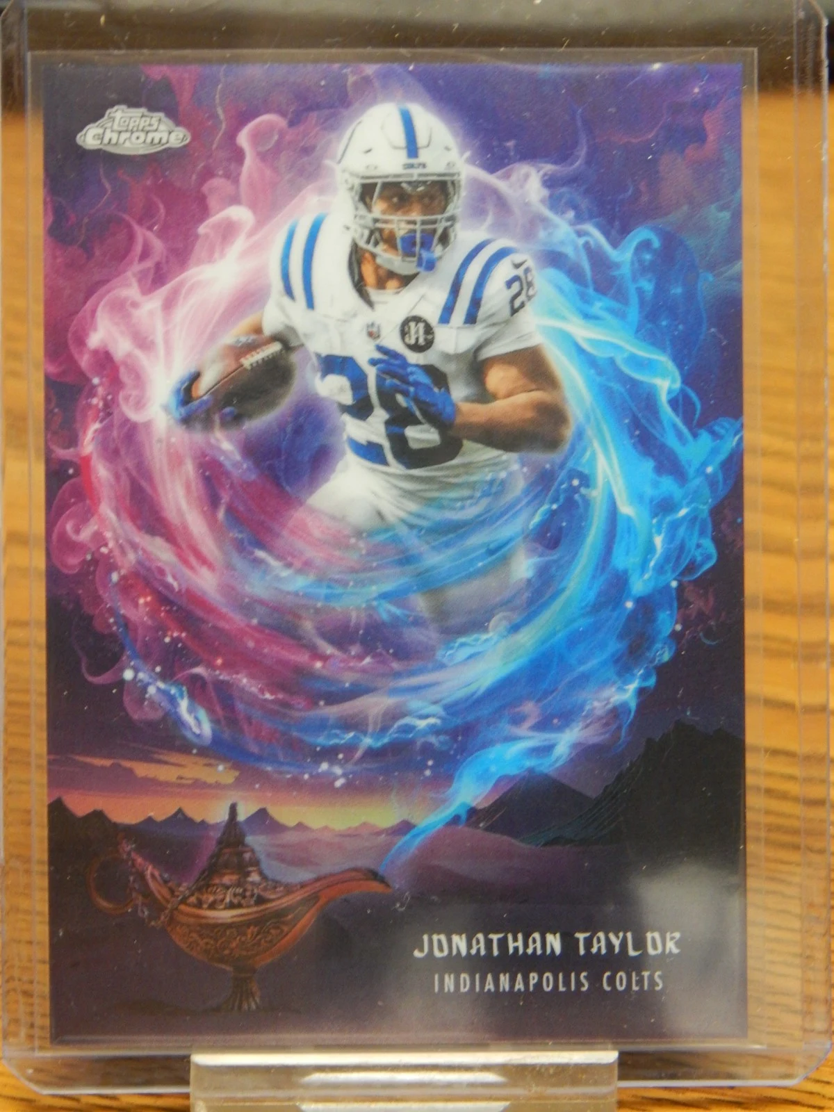 Jonathan Taylor 2025 Topps Chrome Football card