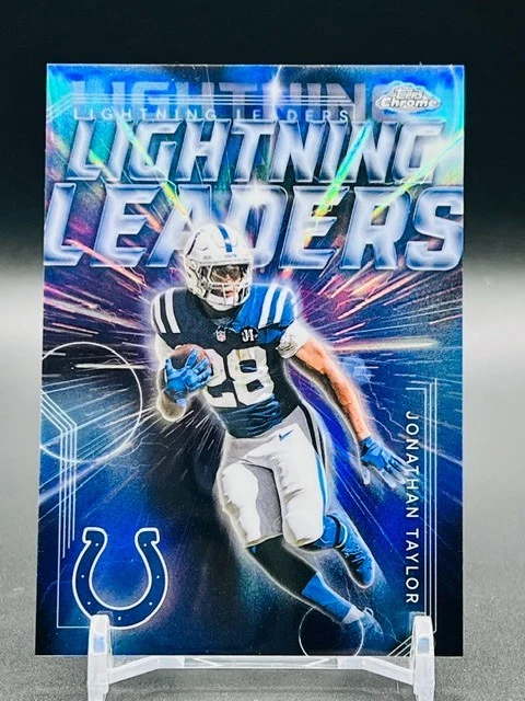 Jonathan Taylor 2025 Topps Chrome Football card