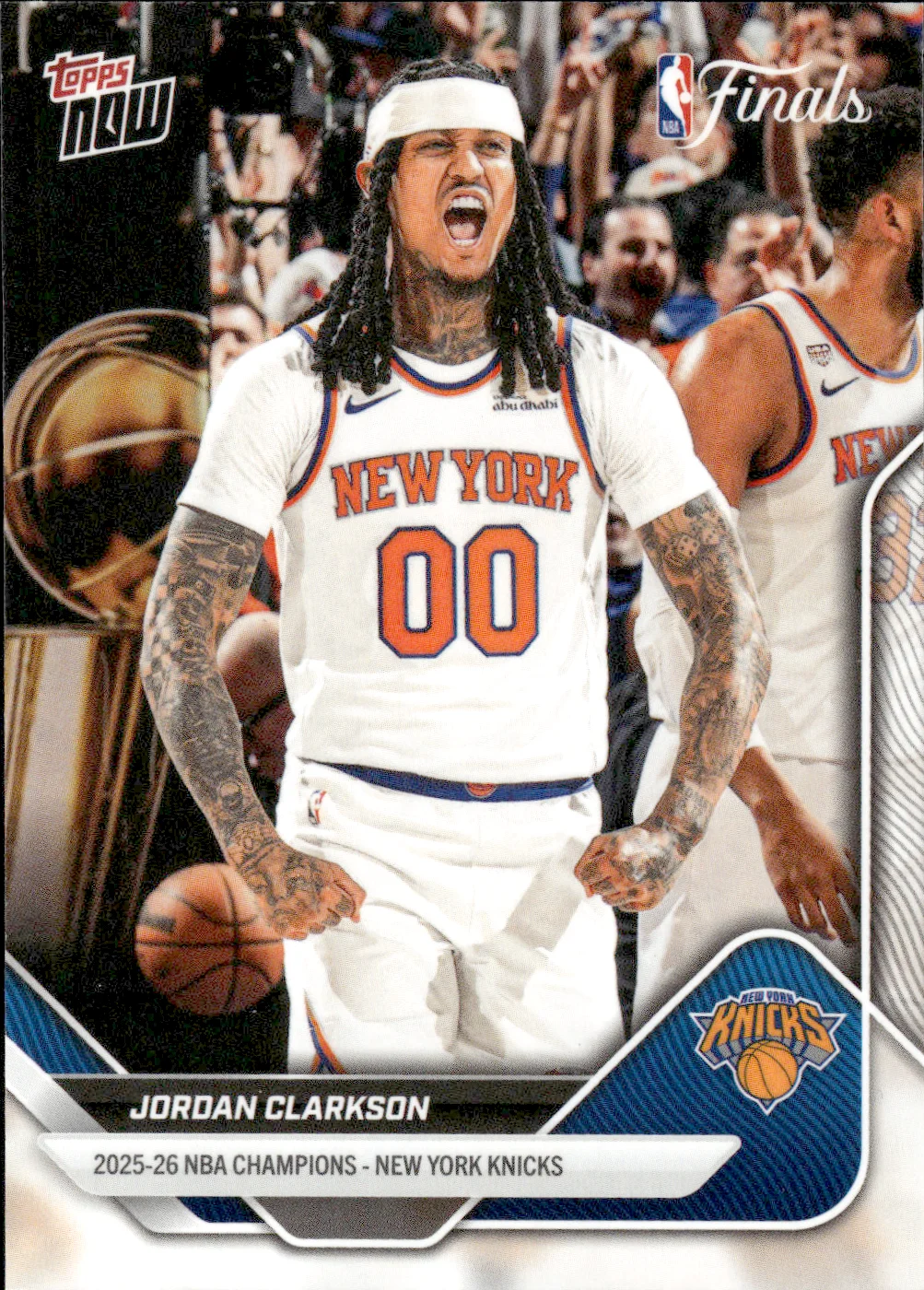 Jordan Clarkson #C10 2026 Topps Now Basketball NBA Finals basketball card - Front