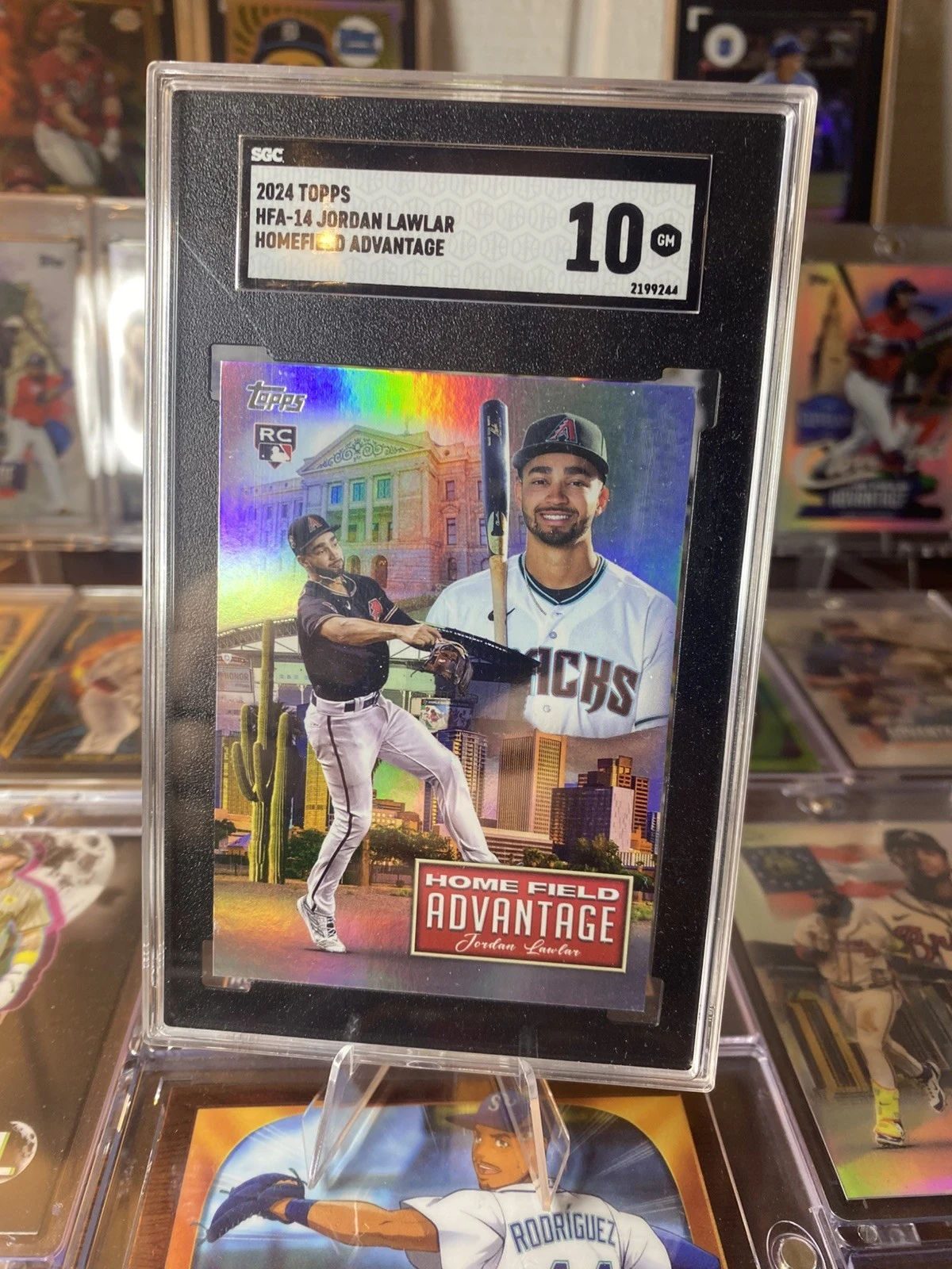 Jordan Lawlar #HFA-14 2024 Topps Baseball Home Field Advantage front