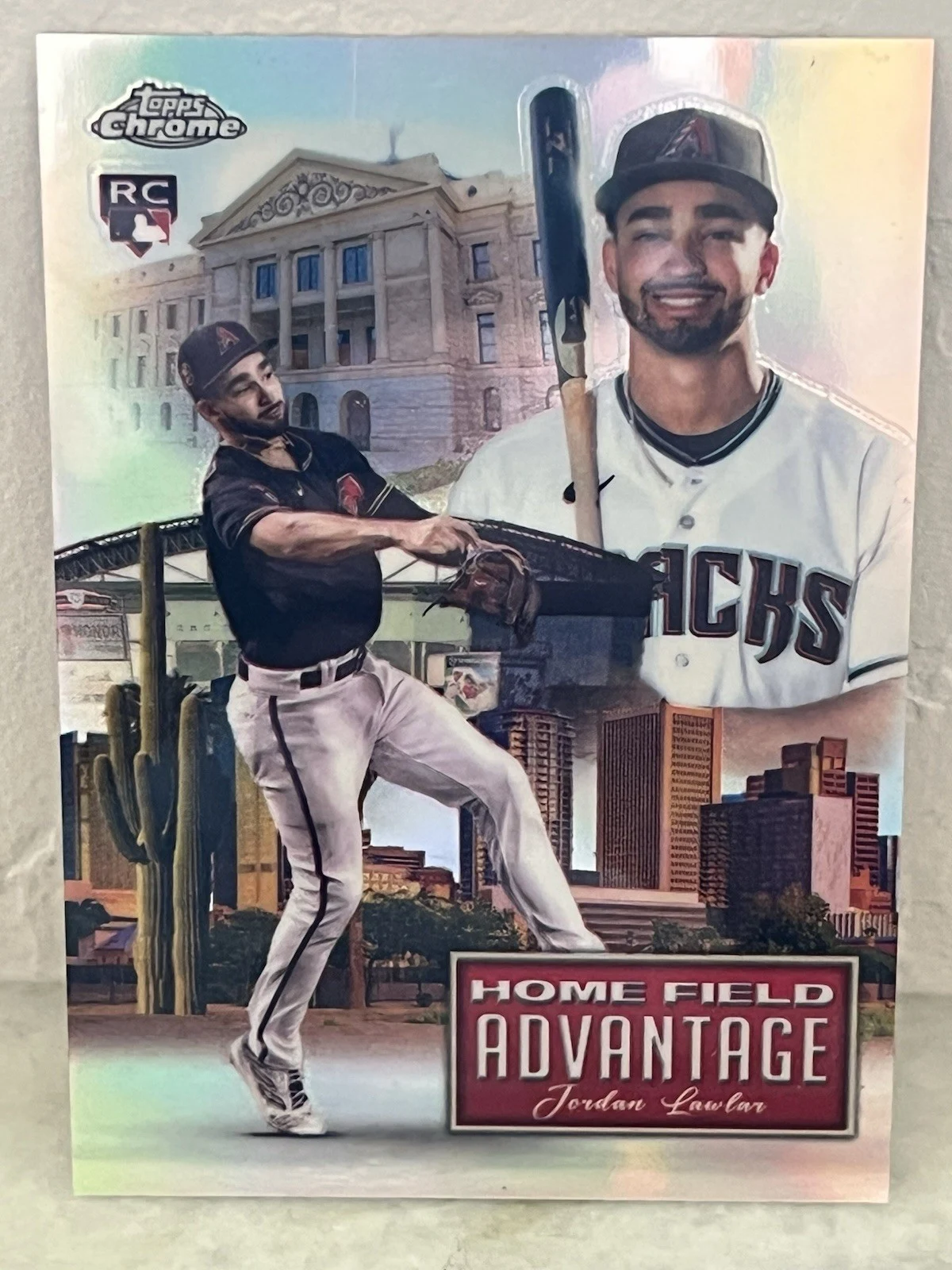 Jordan Lawlar #HFAC-14 2024 Topps Chrome Update Baseball Home Field Advantage front