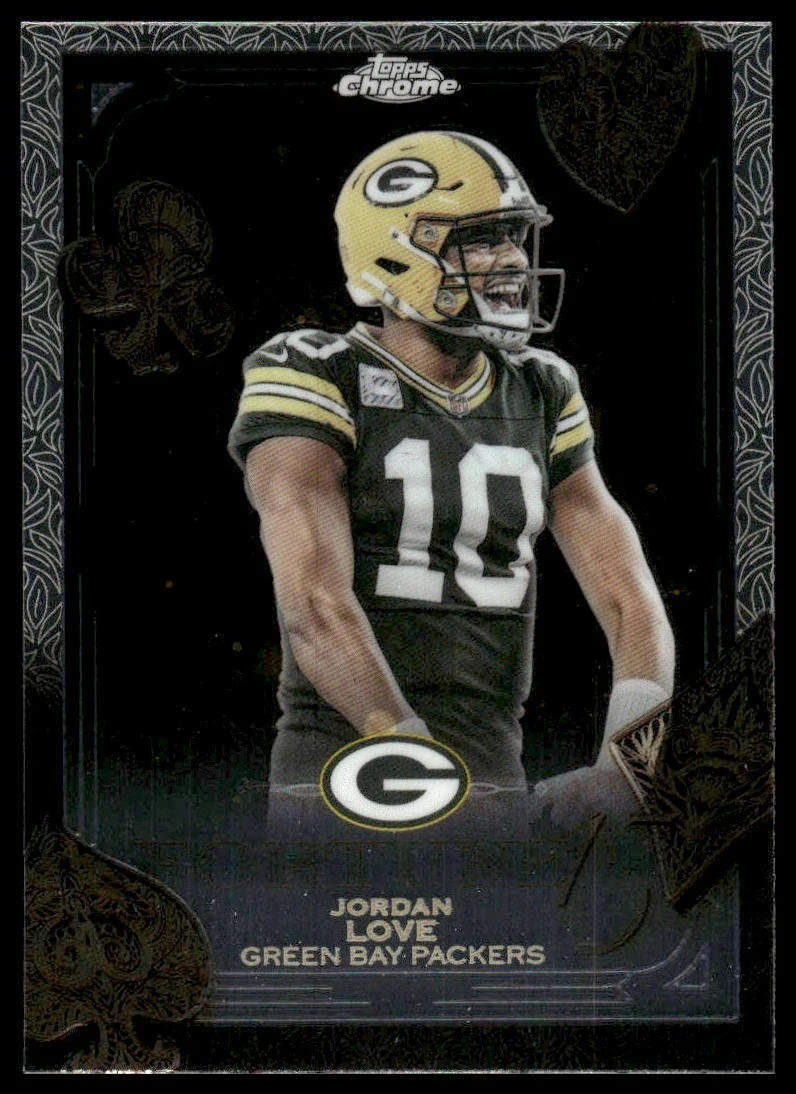 Jordan Love 2025 Topps Chrome Football card