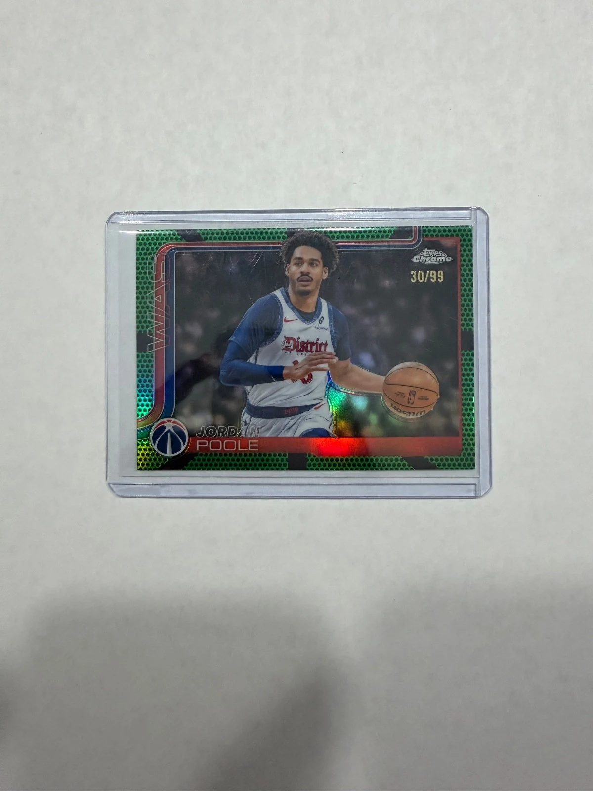 Jordan Poole 2025-26 Topps Chrome card